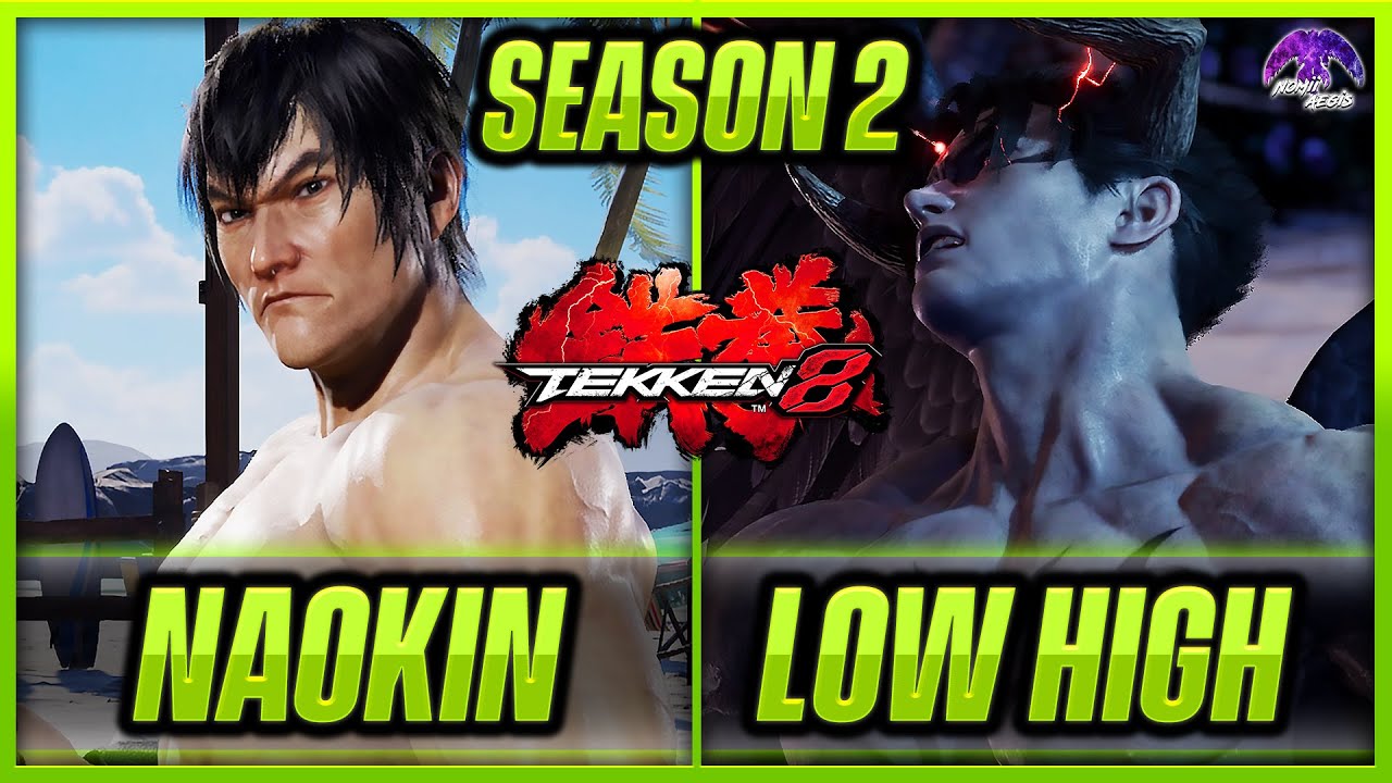 T8 Season 2 ▰ LowHigh (Devil Jin) VS Naokin (Law)【Tekken 8 High Level Gameplay】