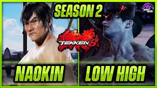 T8 Season 2 ▰ LowHigh (Devil Jin) VS Naokin (Law)【Tekken 8 High Level Gameplay】