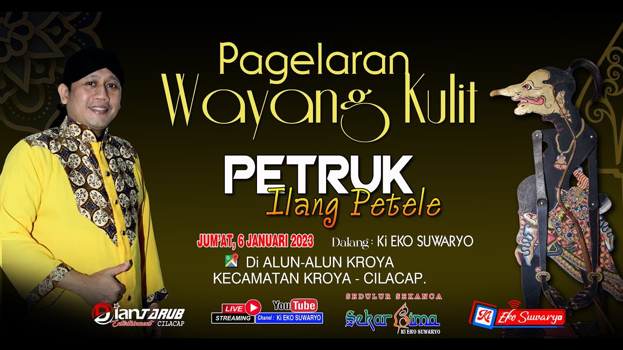LIVE WAYANG KULIT DALANG KI EKO SUWARYO LAKON PETRUK ILANG PETELE