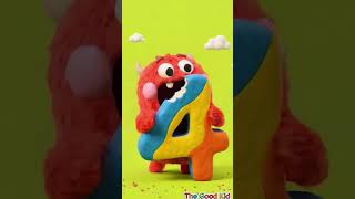 Learn numbers 1 to 10 with cute Monsters | Silly Monsters Eats Numbers 1-10 #toddlerlearning