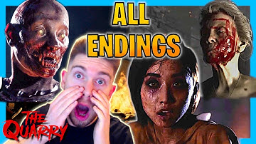 The Quarry - ALL ENDINGS + ALTERNATE PATHS (Good Ending, Bad Ending, True Ending & Secret Ending)