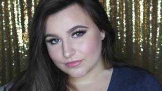 Warm Smokey Eye With Pop Of D Glitter Full Face Tutorial