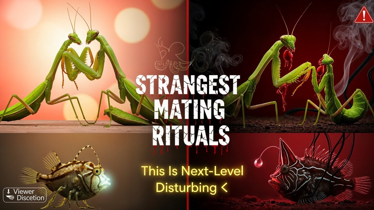Animals With The Strangest Mating Rituals – This Is Next-Level Disturbing 😱💔