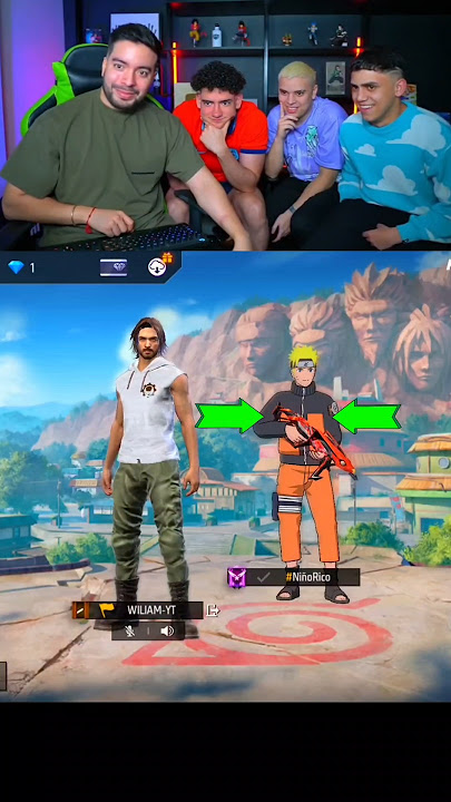 Obtén las Skins de Naruto Gratis ✅ #freefire #thedonato #freefiremax #viralshorts #garena #fyp
