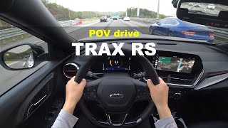 2024 Chevrolet TRAX Crossover RS 1.2 turbo POV drive