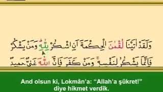 İSHAK DANIŞ LOKMAN SÛRESİ 12_19 AYETLER