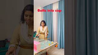 Balls Into Cup Game sharjahsustainablecity funny games entertainment groupgame couple viral