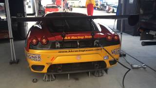 Ferrari F430 GT2 warm up