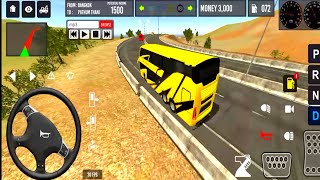 Amazing Bus Driving Sim || Thailand Bus Simulator || Android Mobile Gameplay screenshot 4