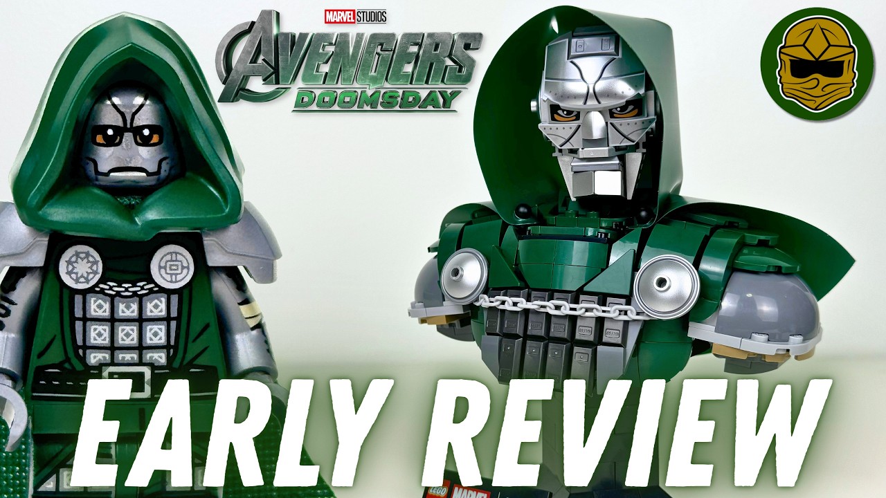 Excellent Minifigure, Inaccurate Model: LEGO Marvel Avengers: Doomsday 76345 Doctor Doom Bust Review