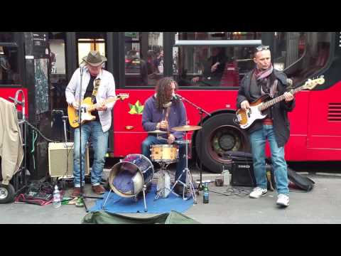 London street band Brixton Hill Billies play 'Virgin Bride' (original song)
