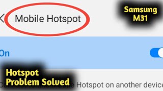 Samsung M31 Hotspot Password Setting screenshot 4