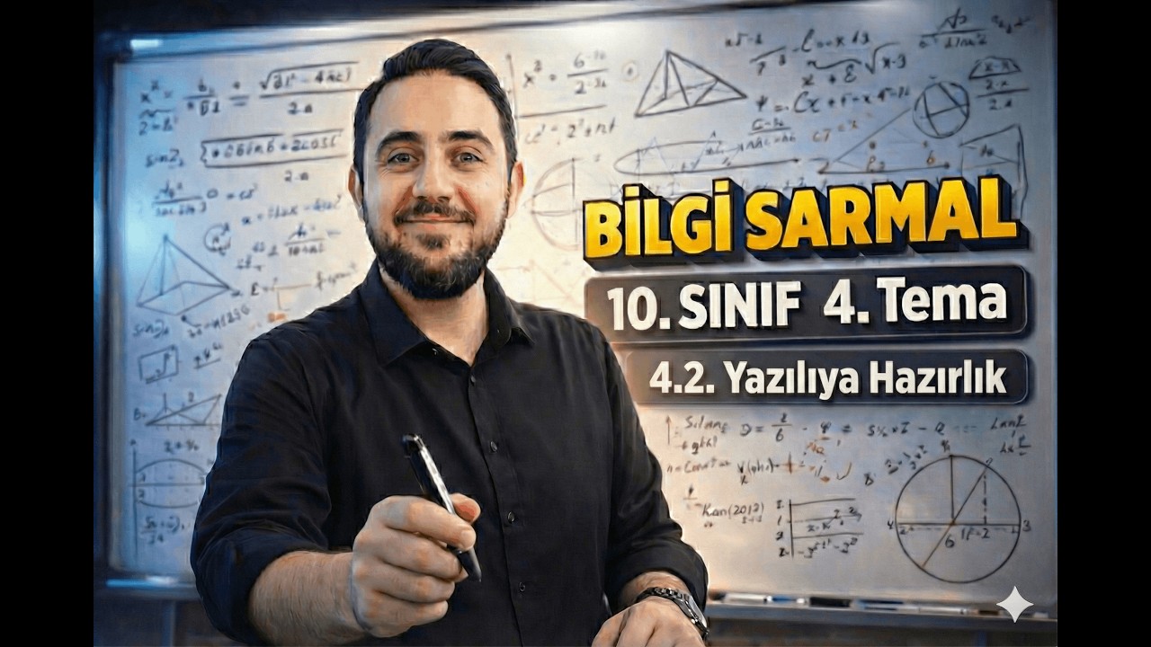 2025-26 Bilgi Sarmal 10. Sınıf Matematik | 4. Tema 4.2. Yazılı Hazırlık (syf 218-219)
