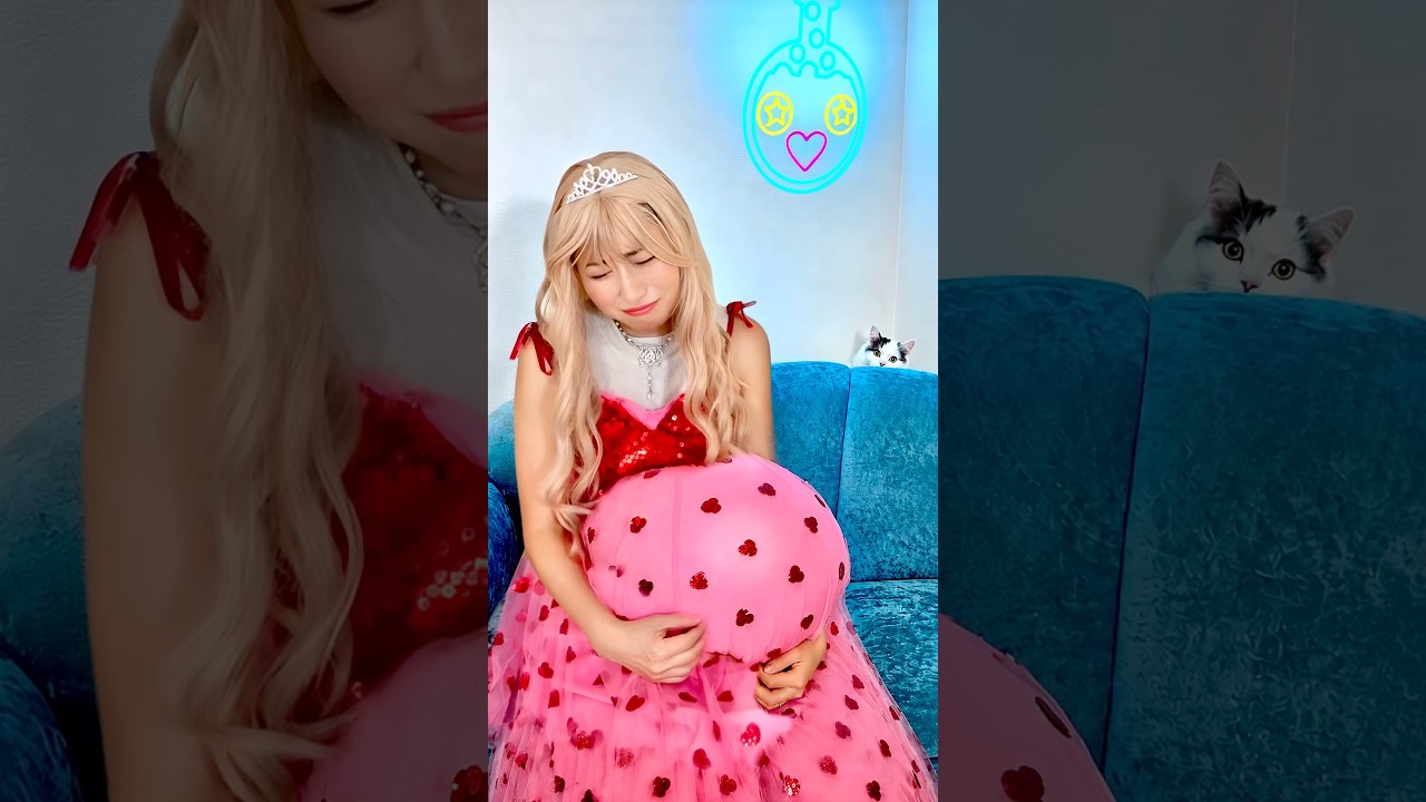 もしも妊婦のプリンセスがいじめられたら😭 #funny #comedy #happydojo