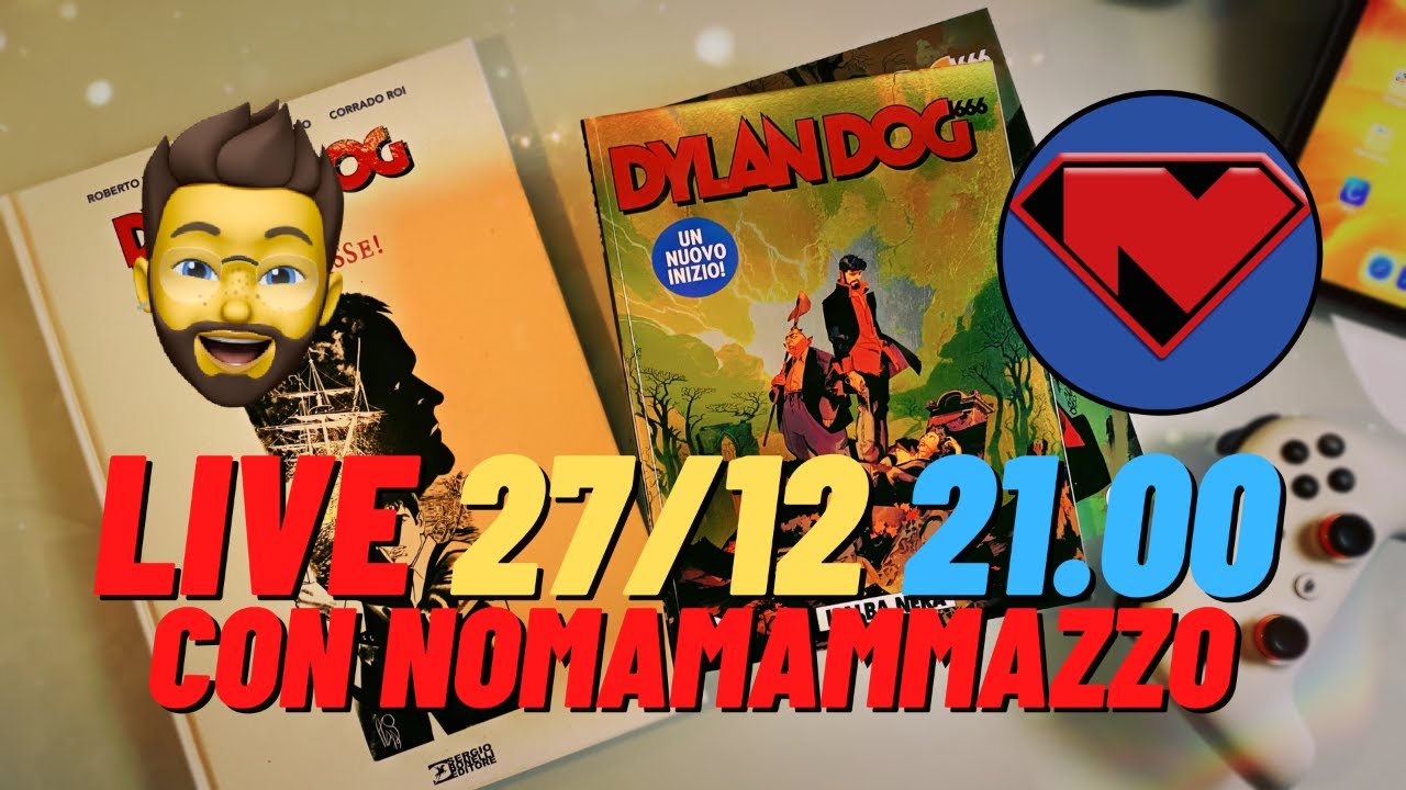Dylan Dog 2020: UNA PESSIMA ANNATA - Live con @NoMaMammazzo
