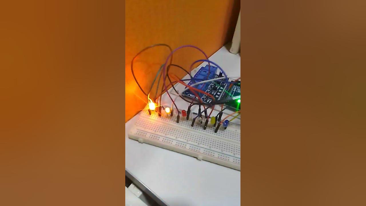 ProfCharlton codes program for Running lights using Arduino MEGA 2650 YouTube