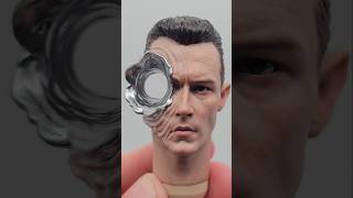 Hot Toys Terminator 2 T1000 Sculpt is INSANE!! #hottoys #terminator #actionfigures #headshot