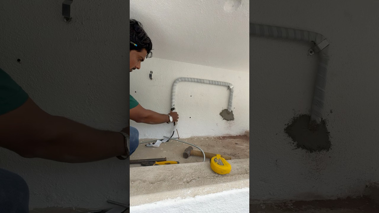 Ac pipe inner spring bender se bend kese hota hai 