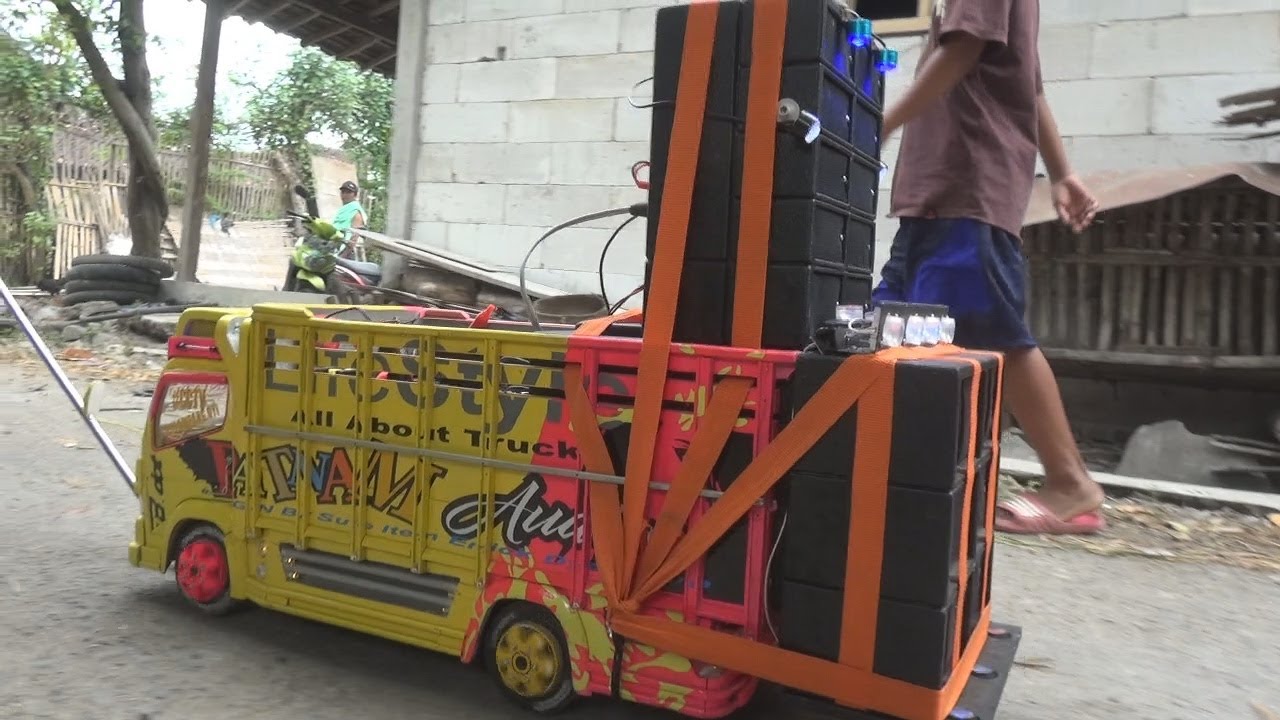 KOPDAR TRUK  MINIATUR SOUND  SYSTEM  MINI ATUR YouTube