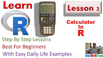 Learn R | Use R as a simple calculator || Lesson Two