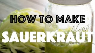 How to Make Sauerkraut: Homemade 2-Ingredient Probiotic [Recipe]