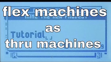 Octatrack: flex machines as audio pass-throughs