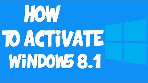 How to activate windows 8.1 pro build 9600 permanently
