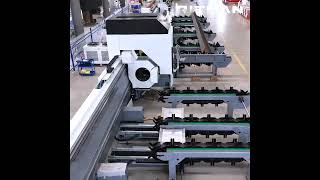 4 chuck pipe laser cutting machine with semi-automatic loading and unloading devices