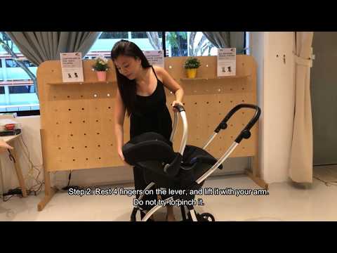 Hauck Comfort Fix Infant Car Seat Tutorial - How To Detach from Hauck Stroller