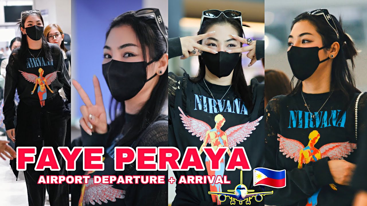 FAYE PERAYA Airport Departure BKK🇹🇭+ Arrival to PHILIPPINES🇵🇭| 20250613| Airport Scene