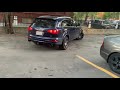 2007 Audi q7 4.2FSI straight pipe super loud exhaust revs