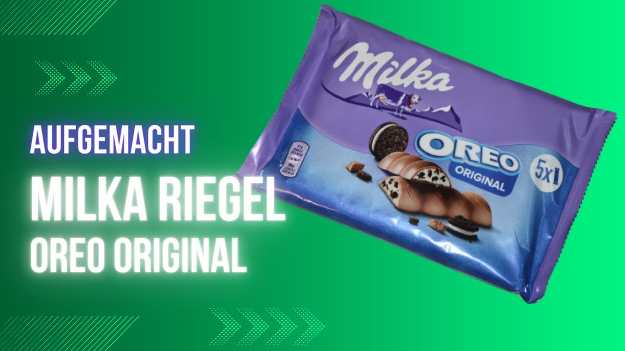 Aufgemacht: Milka Oreo Original Riegel 2023 - YouTube