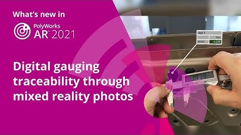 Digital gauging traceability through mixed reality photos