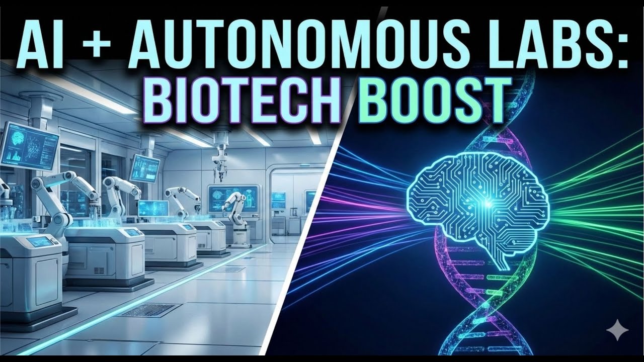 Autonomous labs and AI to boost biotech research