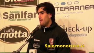 Salernitana - Grosseto 3-2, conferenza stampa post gara di Ampuero