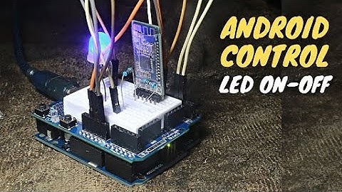 Android Control LED On-Off | HM-10 BT-05 Bluetooth | Arduino Uno R3 ProtoShield (Filipino)
