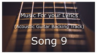 Miniatura de vídeo de "Acoustic Guitar Backing Track for your song (Song 9)"