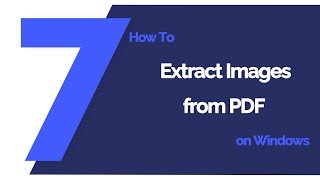how to extract images from pdf on windows | pdfelement 7