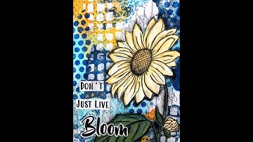 Mixed Media Art Journal Tutorial- Masterboard to Art Journal Page