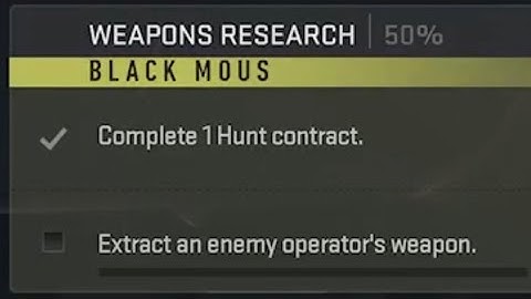 WEAPONS RESEARCH GLITCH! BLACK MOUS CALL OF DUTY DMZ! Extract an enemy operators weapon