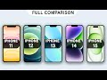 Iphone 11 vs iphone 12 vs iphone 13 vs iphone 14 vs iphone15 full review