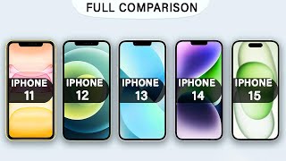 iPhone 11 Vs iPhone 12 Vs iPhone 13 Vs iPhone 14 Vs iPhone15 Full Review