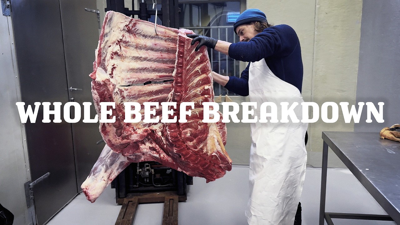 Whole beef Breakdown from Chuck to Tomahawk | Traditional Butchery on a Norwegian Farm
