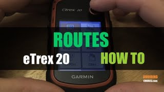 Garmin eTrex 20 22X - Routes