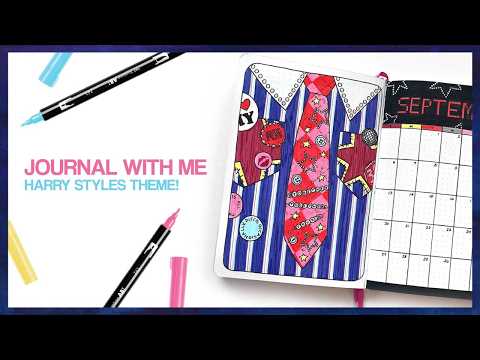 Journal with Me // A Harry Styles Theme for the KISSCO Tour! 💋🪩🕺