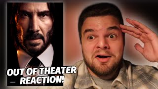 John Wick: Chapter 4 Out of Theater REACTION!