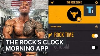 The Rock's clock morning app screenshot 3