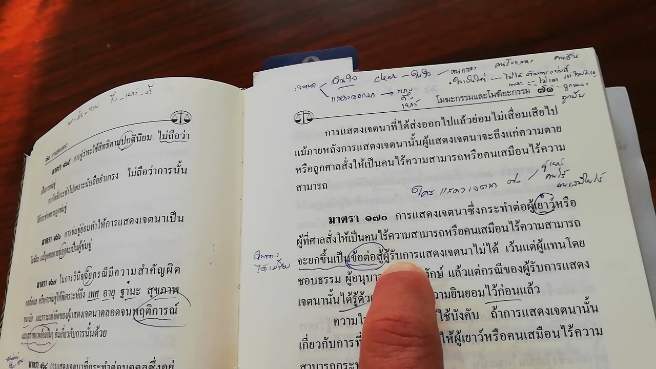 การแสดงเจตนาต่อผู้เยาว์ ปพพ.มาตรา 170