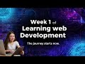 Week 1 Of Learning Web Development 🔥!! Honest Progress#webdevelopment #sigma9.0 #faang #preparation 