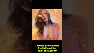 Teacher struck off after pupils saw her explicit OnlyFans page | TJ World  #youtubeshorts